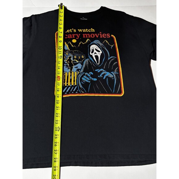 Scary Movie Ghost Face Shirt Men's Size XL Black Graphic Horror Halloween - Picture 6 of 8